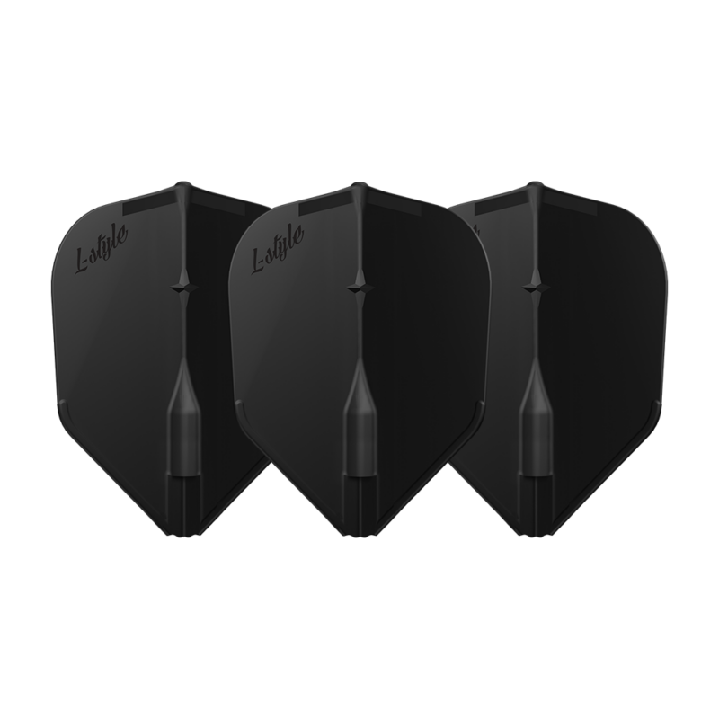 L-Style EZ L3 Shape Black - Dart Flights