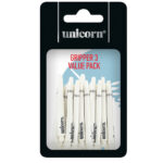 Unicorn Gripper3 Shaft Medium White 5 sets