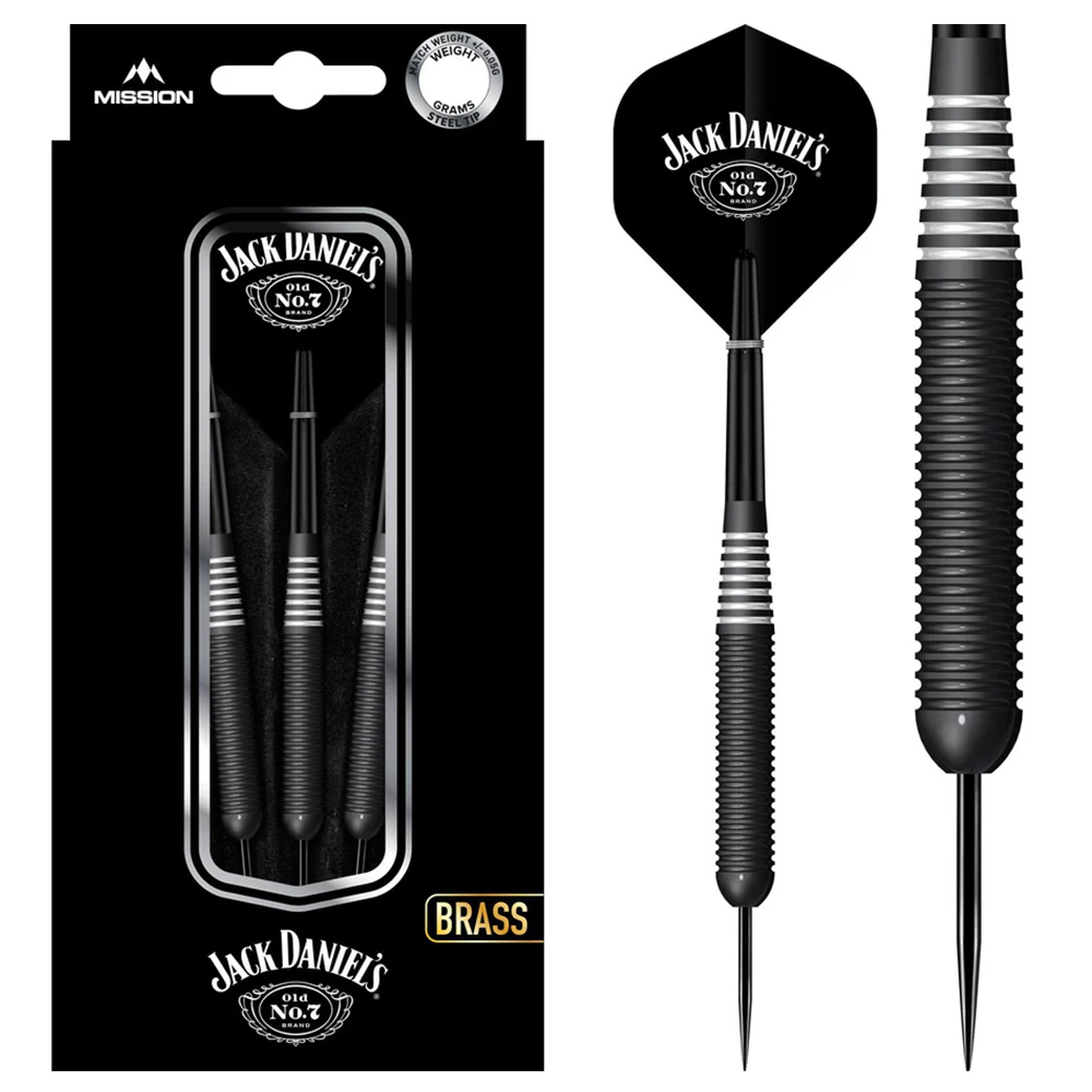 Jack Daniels Brass Dartpijl 22gr Jack Daniels Brass Dartpijl 22gr
