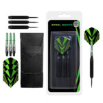 Steel Darts Set 23gr Black