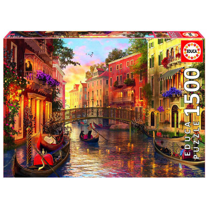 Zonsondergang in Venetie - 1500