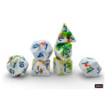 Chessex D&D Brush Breezy/Blue7-dice