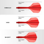 Harrows Solo Red NO6 - Dart Flights