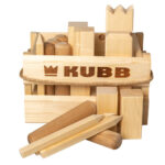 Kubb in Houten Krat