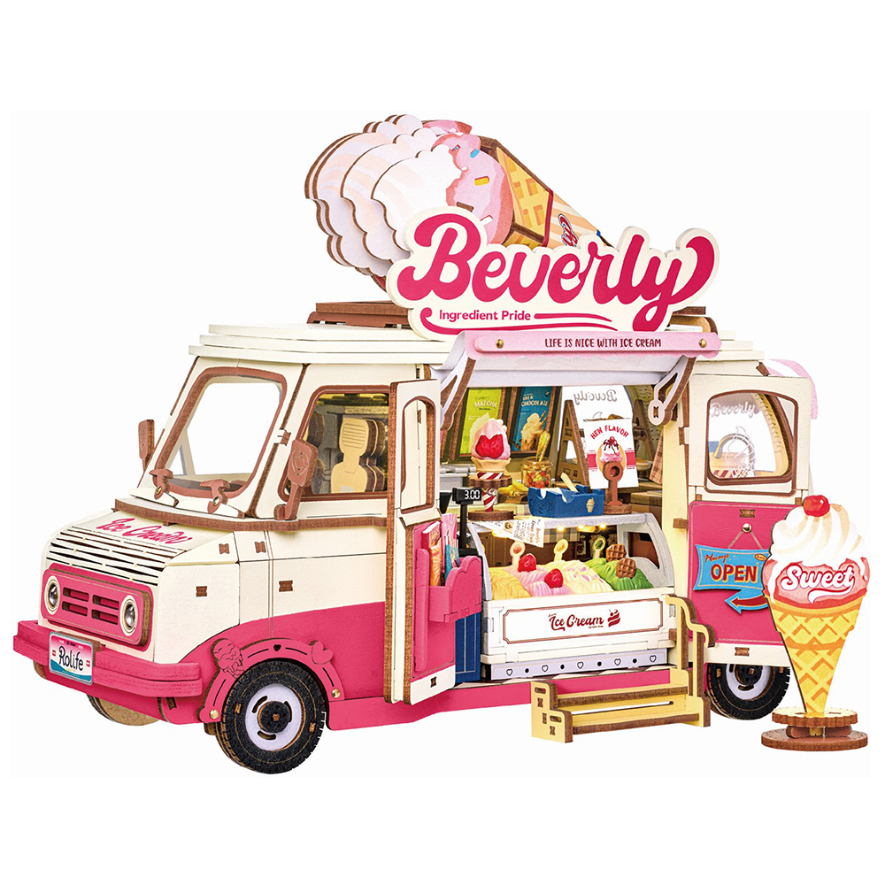 Robotime Beverly's Ice Cream Truck Robotime Beverly's Ice Cream Truck