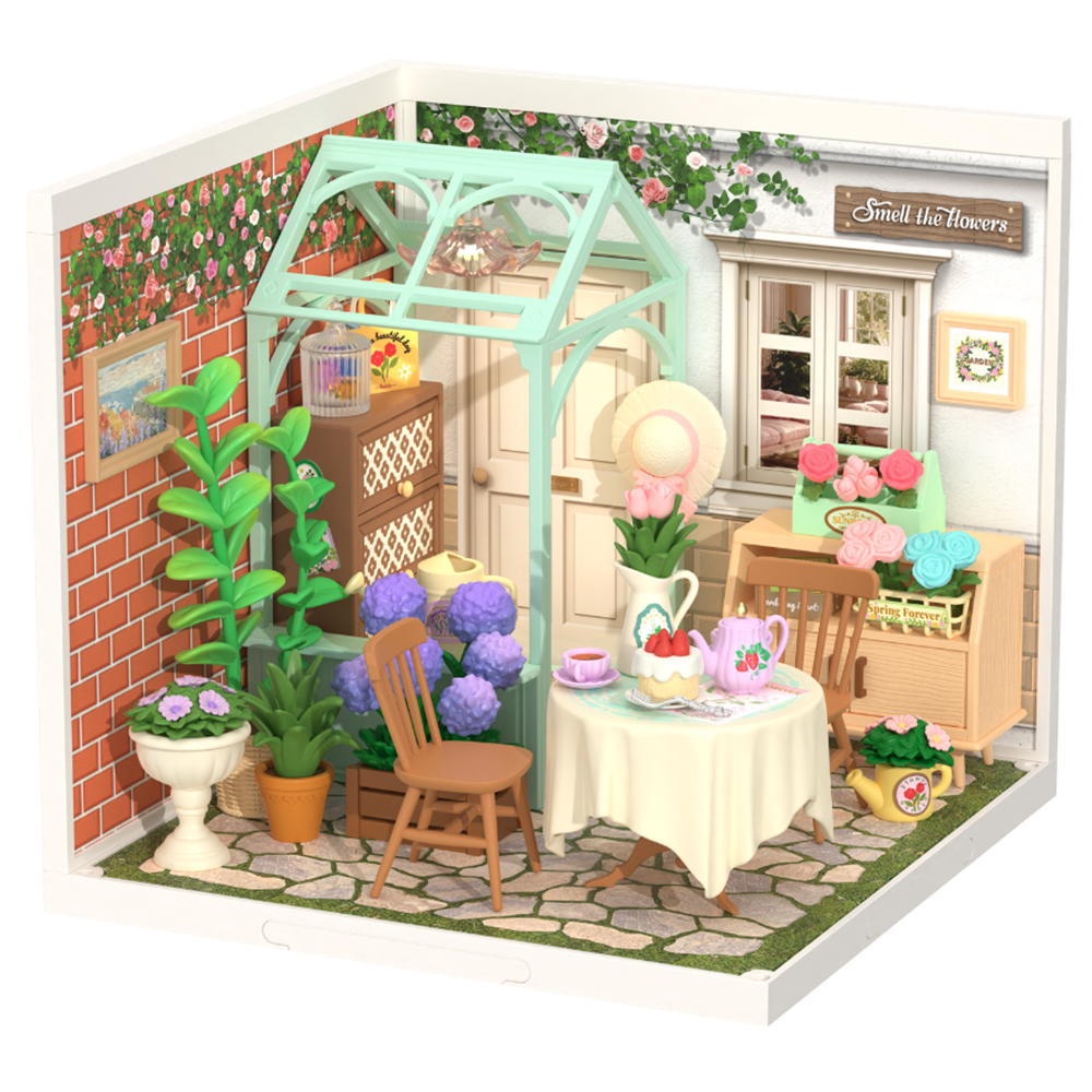 Robotime Blooming Tea Garden Robotime Blooming Tea Garden
