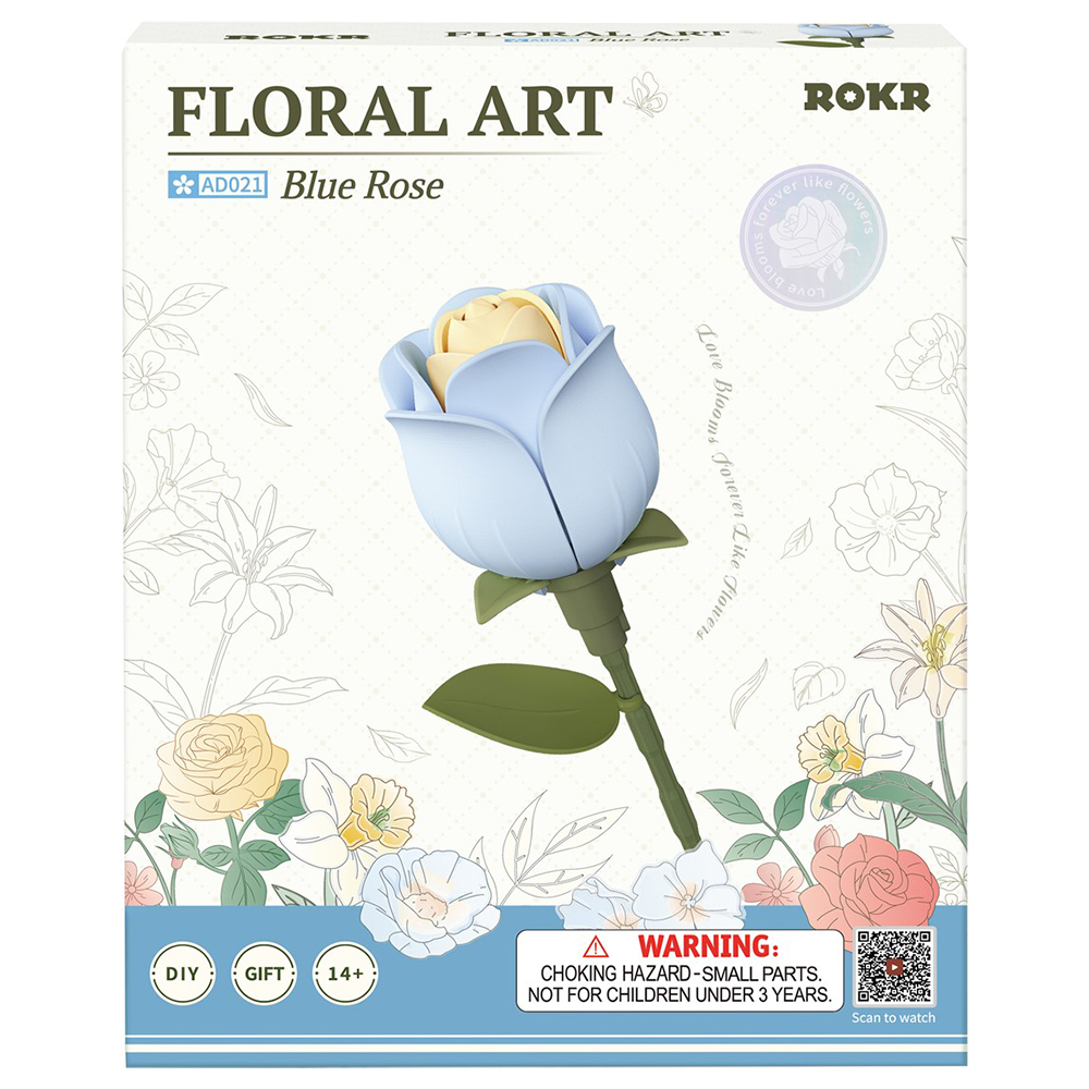 Robotime Blue Rose Robotime Blue Rose