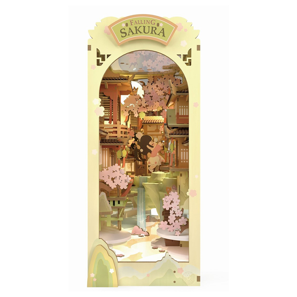 Robotime Book Nook Falling Sakura Robotime Book Nook Falling Sakura