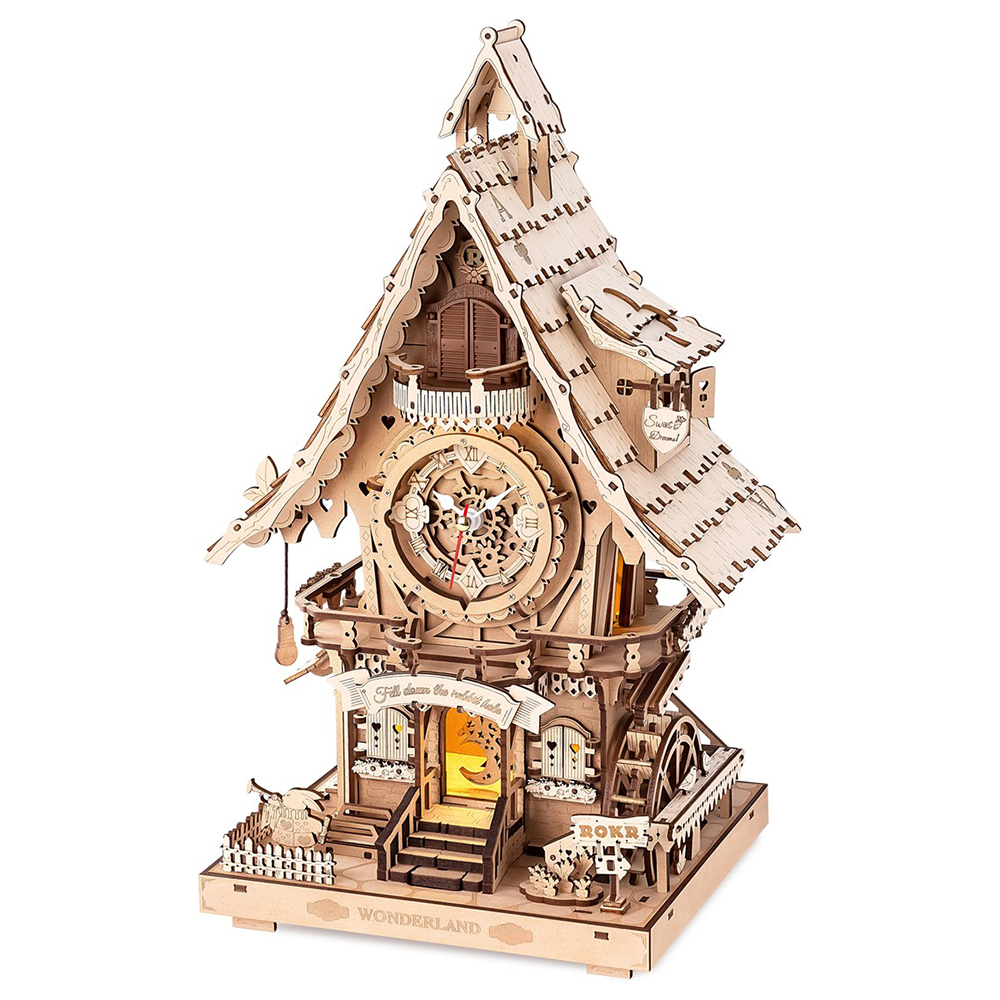 Robotime Cuckoo Clock Houtkleur Robotime Cuckoo Clock Houtkleur