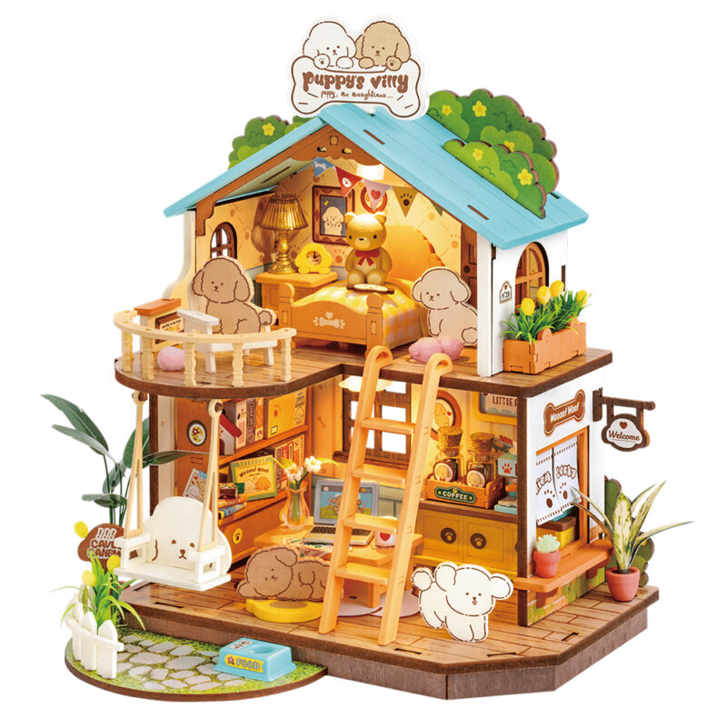 Robotime Puppy's Coza Villa AANBIEDING