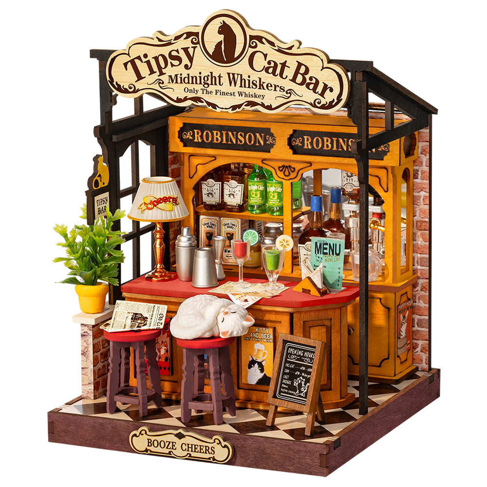 Robotime Tipsy Cat Bar Robotime Tipsy Cat Bar