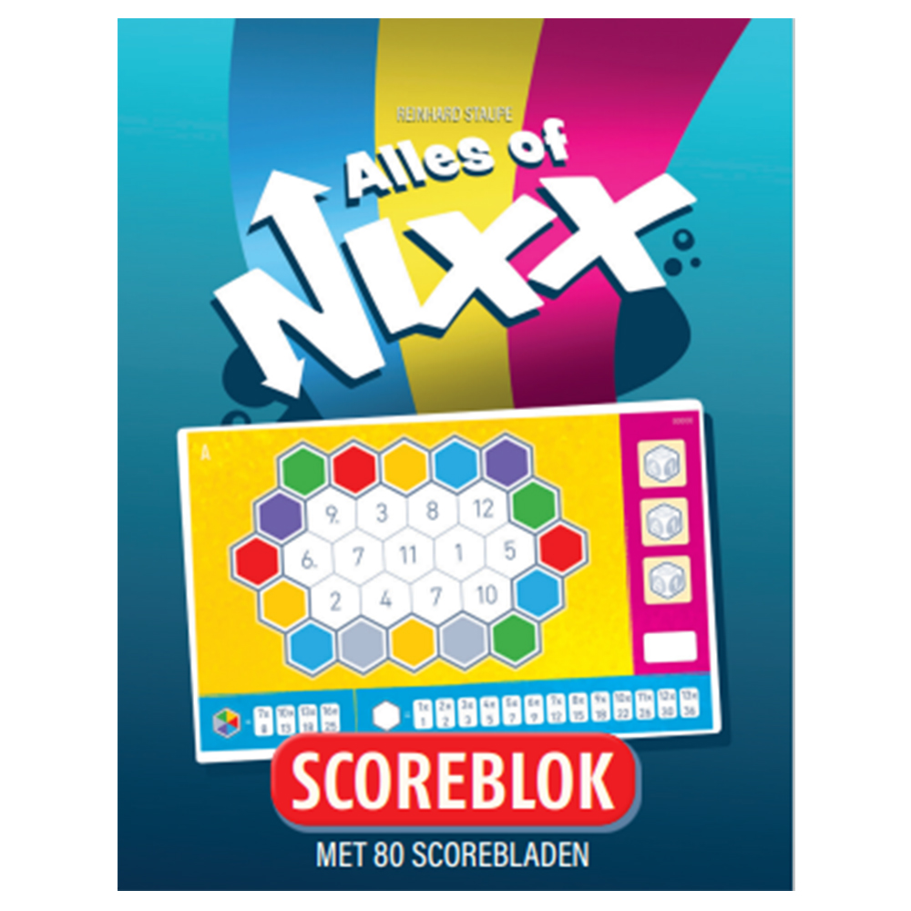 Alles of Nixx: Scoreblokken - Dubbelzijdig 80st Alles of Nixx: Scoreblokken - Dubbelzijdig 80st