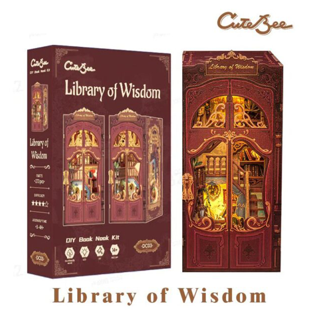 CuteBee Book Nook Library of Wisdom CuteBee Book Nook Library of Wisdom