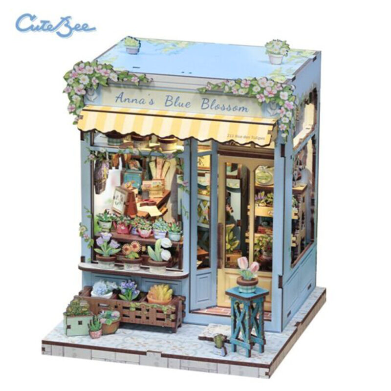 CuteBee DIY House Anna’s Blue Blossom