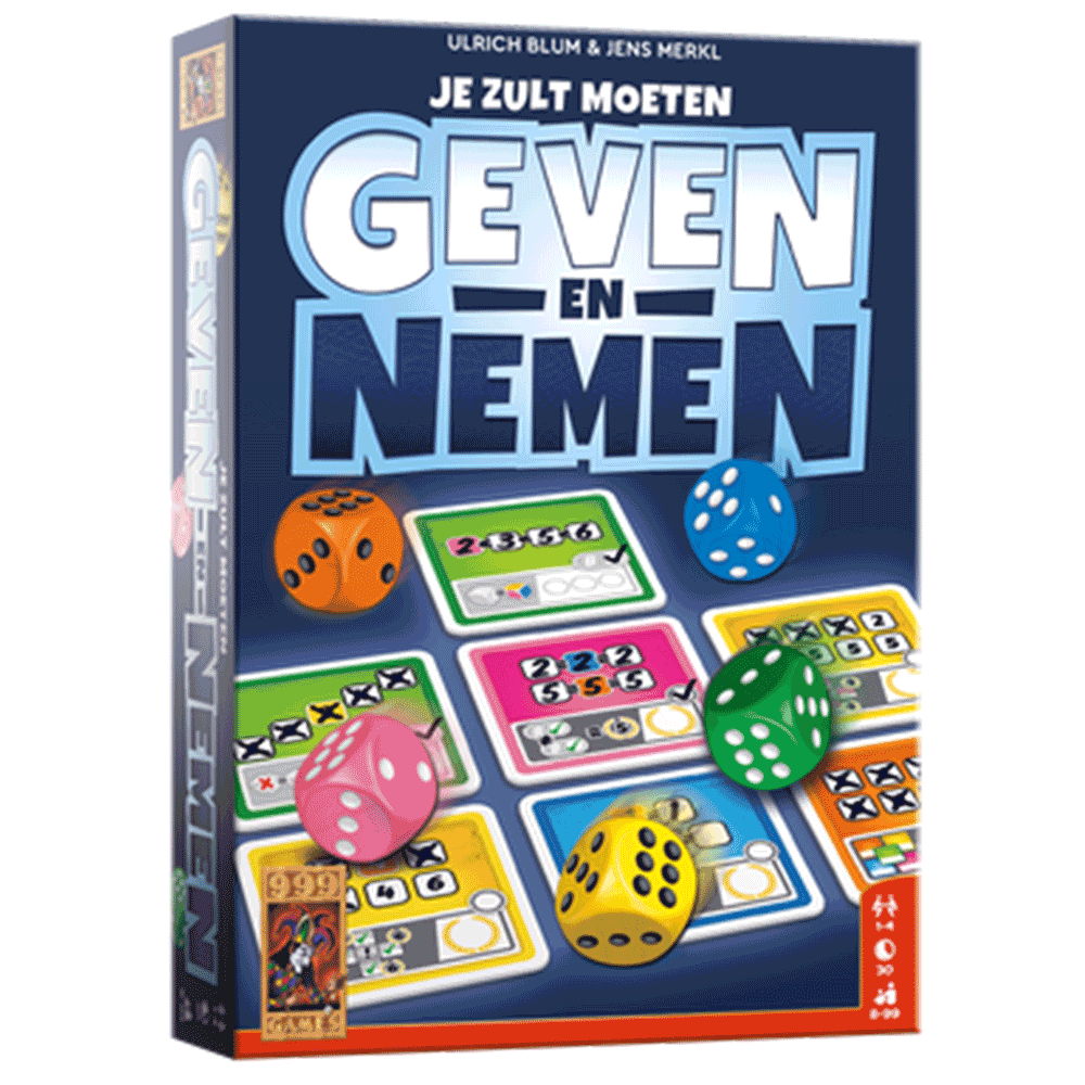 Geven en Nemen - Dobbelspel Geven en Nemen - Dobbelspel