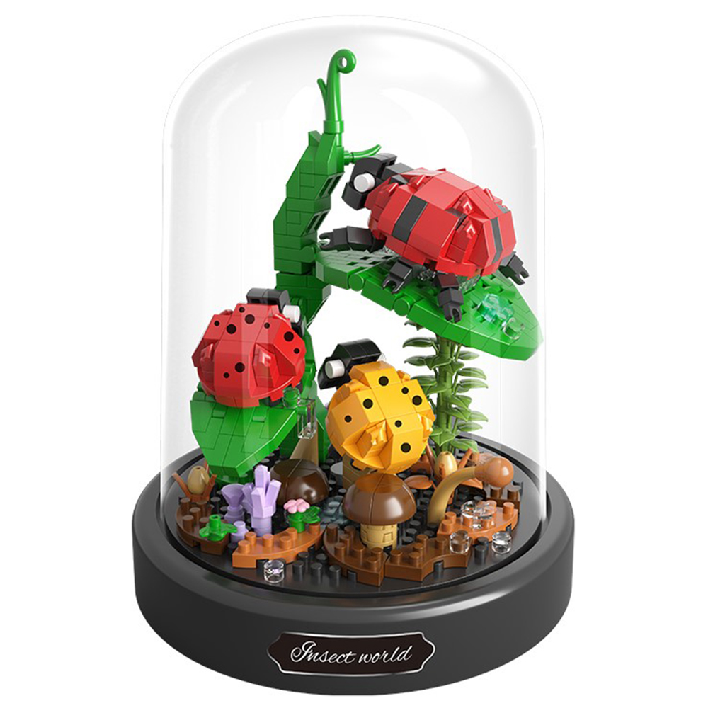 Nano Blocks: Bloemen met Lieveheersbeestje Nano Blocks: Bloemen met Lieveheersbeestje
