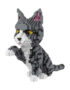 Nano Blocks: Grijs Witte Kat