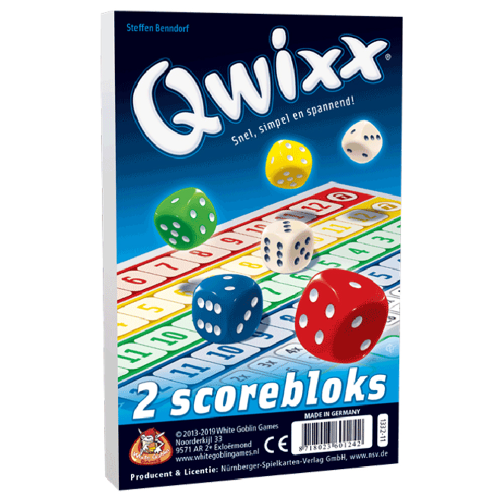 Qwixx - Blocks - extra scoreblock Qwixx - Blocks - extra scoreblock