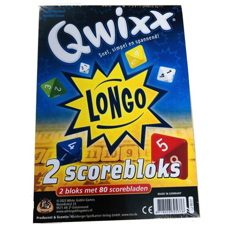 Qwixx LONGO Scoreblokken