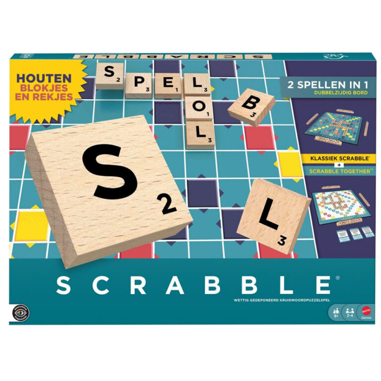 Scrabble met Houtblokjes