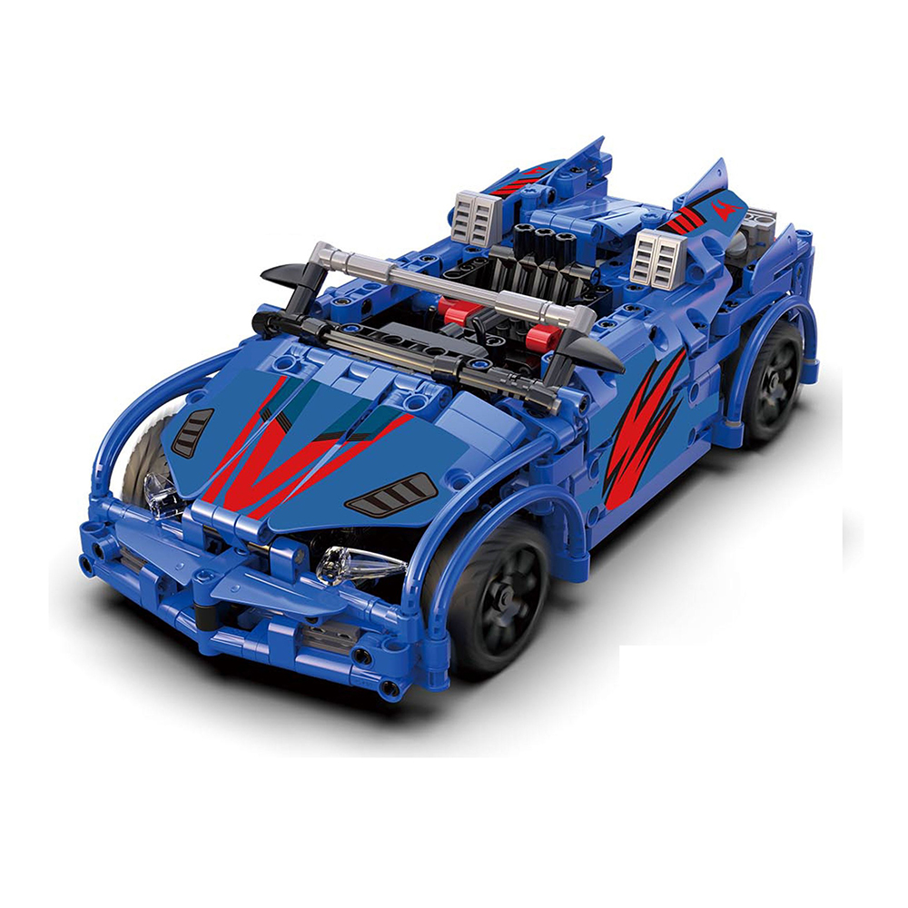 Crash Racing Car Bleu RC Control Crash Racing Car Bleu RC Control