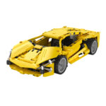 Lightning Sports Car Pull Back Yellow