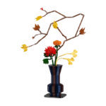 Oriental Autumn Floral Art bloemen