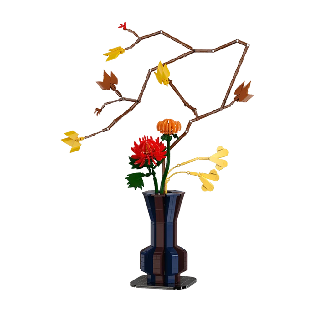 Oriental Autumn Floral Art bloemen Oriental Autumn Floral Art bloemen