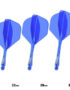 Fusion Azure Blue NO2 - Dart Flights