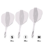 Fusion Clear NO6 - Dart Flights