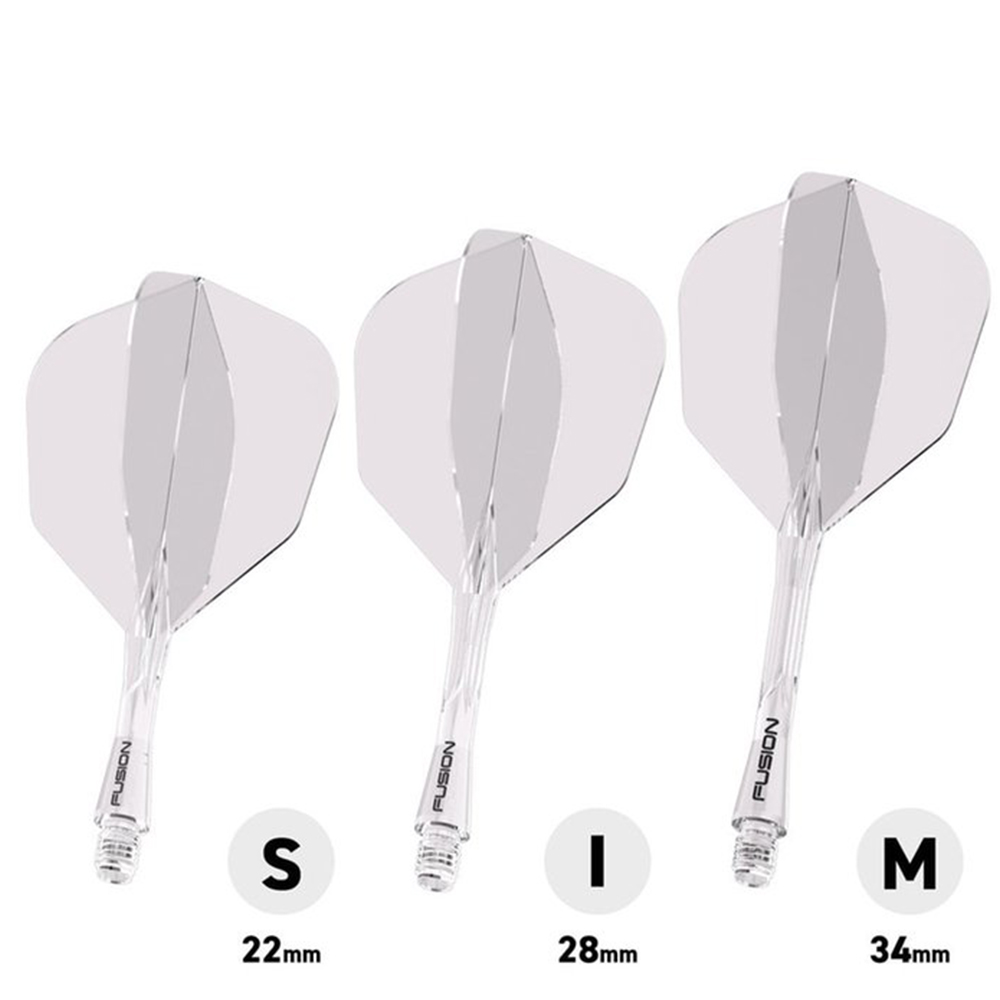 Fusion Clear NO6 - Dart Flights Fusion Clear NO6 - Dart Flights