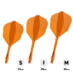 Fusion Neon Orange NO6 - Dart Flights