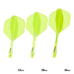Fusion Neon Yellow NO2 - Dart Flights