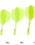 Fusion Neon Yellow NO2 - Dart Flights