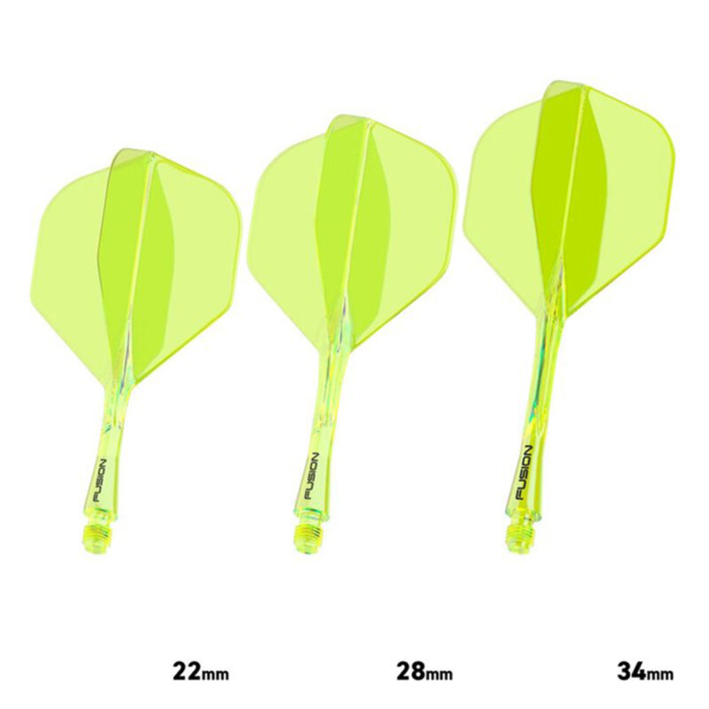 Fusion Neon Yellow NO2 - Dart Flights