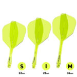 Fusion Neon Yellow NO6 - Dart Flights