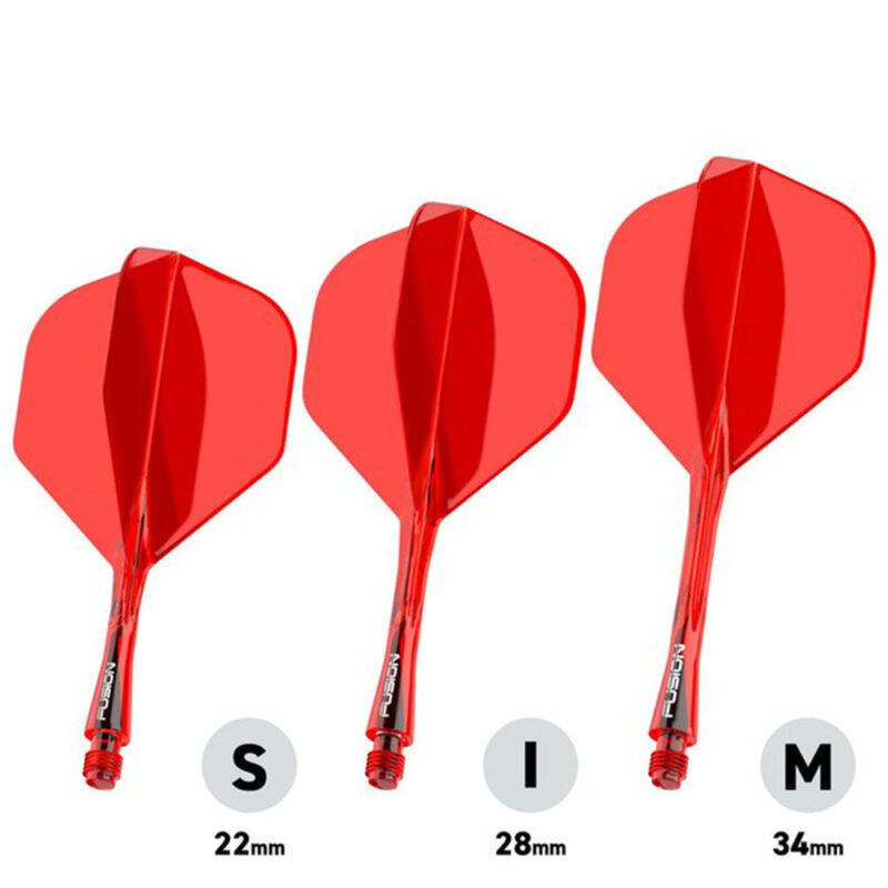 Fusion Red NO2 - Dart Flights