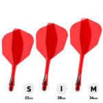 Fusion Red NO6 - Dart Flights
