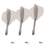 Fusion Smokey Grey NO2 - Dart Flights