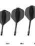 Fusion Solid Black NO2 - Dart Flights
