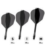 Fusion Solid Black NO6 - Dart Flights