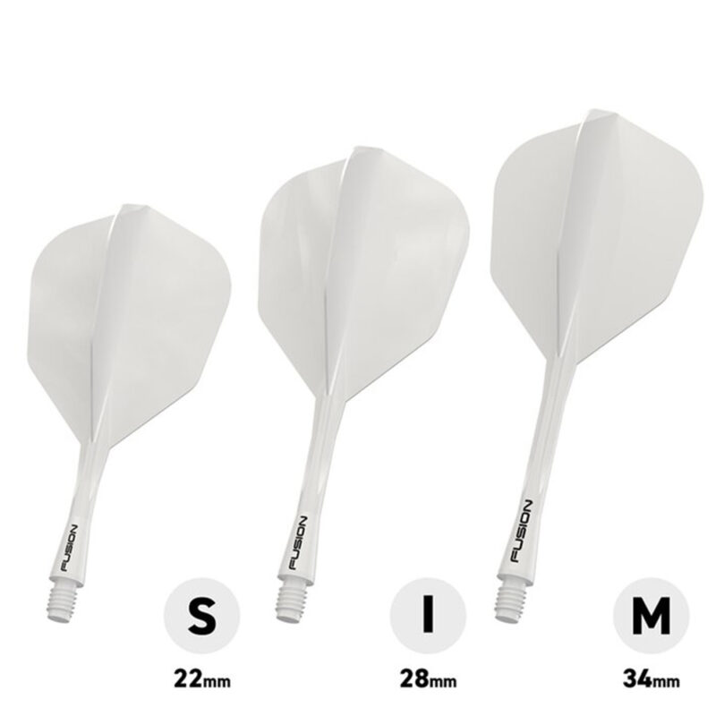 Fusion White NO6 - Dart Flights