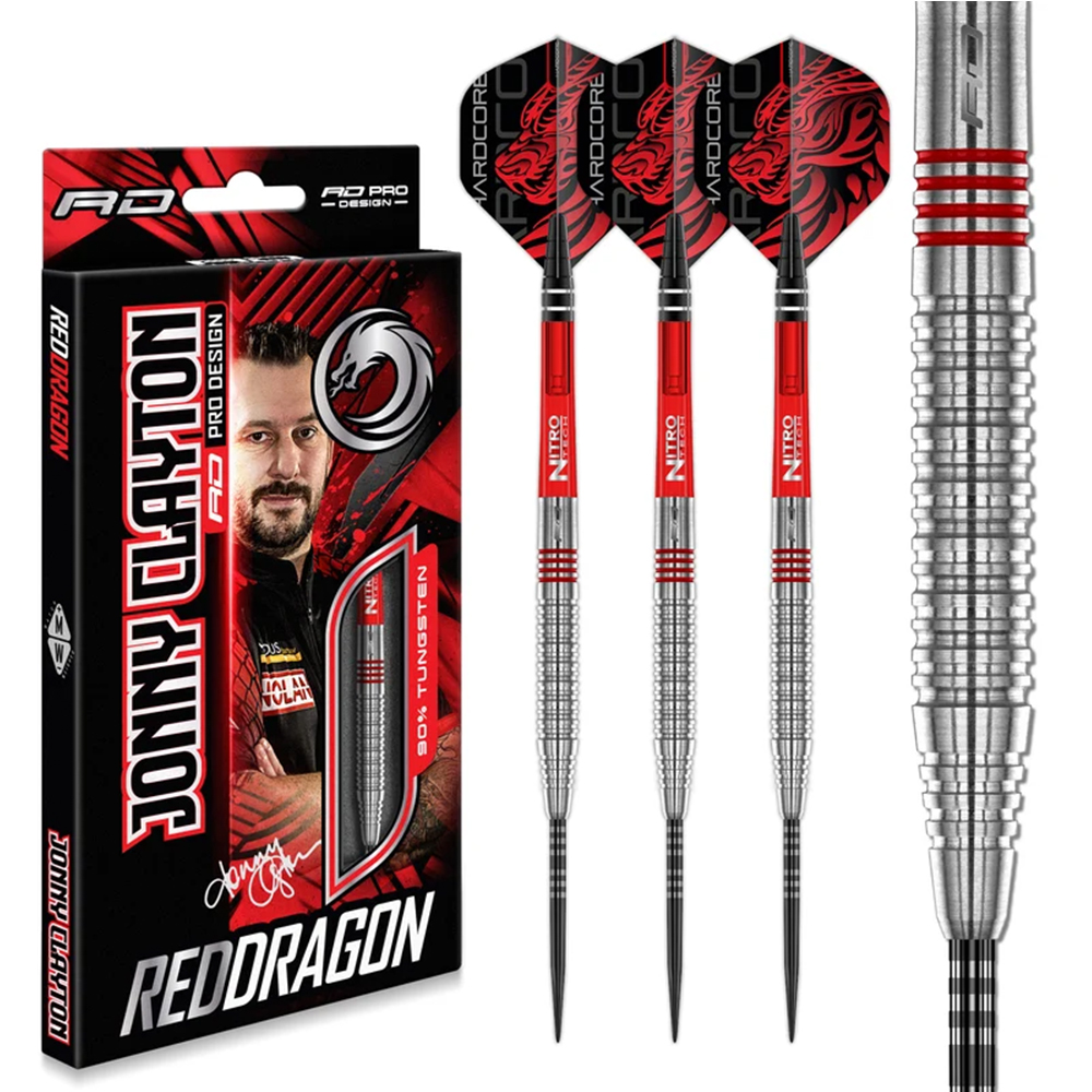 Jonny Clayton Original-2 90% - Dartpijlen - 26gr Jonny Clayton Original-2 90% - Dartpijlen - 26gr