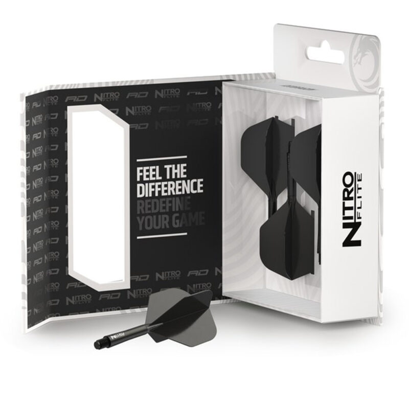 Nitro Flite System Black NO2 - Dart Flights