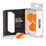 Nitro Flite White and Orange NO2 - Dart Flights