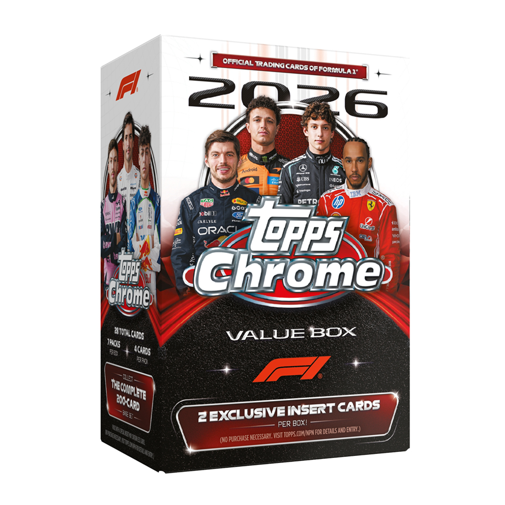 Topps Chrome F1 2026 Value Box Topps Chrome F1 2026 Value Box